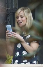 REESE WITHERSPOON on the Set of Secret Project in New Orleans