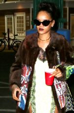 RIHANNA Arrives at a Studio in New York 1903