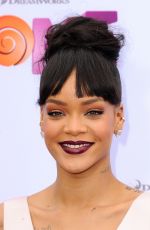RIHANNA at Home Premiere in Westwood