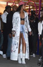 RIHANNA at Melissa Forde Hat Collection Launch in New York