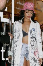 RIHANNA at Melissa Forde Hat Collection Launch in New York