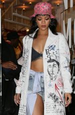 RIHANNA at Melissa Forde Hat Collection Launch in New York