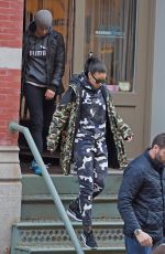RIHANNA at the Hanson Fitness in New York