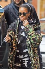 RIHANNA at the Hanson Fitness in New York