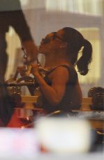 RIHANNA at the Hanson Fitness in New York