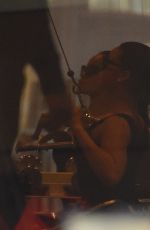 RIHANNA at the Hanson Fitness in New York