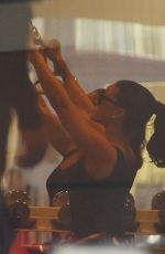 RIHANNA at the Hanson Fitness in New York