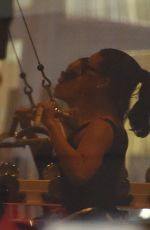 RIHANNA at the Hanson Fitness in New York