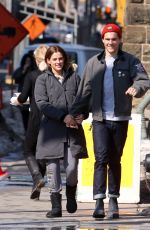 RILEY KEOUGH on the Set of Her New TV Series The Girldfriend Experience in Toronto