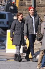 RILEY KEOUGH on the Set of Her New TV Series The Girldfriend Experience in Toronto