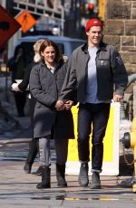 RILEY KEOUGH on the Set of Her New TV Series The Girldfriend Experience in Toronto