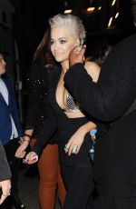 RITA ORA at Scotch of St. James for the Voice Judge Open Mic Night in London