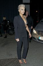 RITA ORA at Scotch of St. James for the Voice Judge Open Mic Night in London