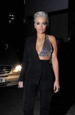 RITA ORA at Scotch of St. James for the Voice Judge Open Mic Night in London