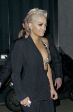 RITA ORA at Scotch of St. James for the Voice Judge Open Mic Night in London