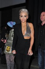 RITA ORA at Scotch of St. James for the Voice Judge Open Mic Night in London