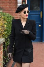 RITA ORA Leaves Her London Home