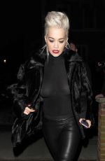 RITA ORA Leaves Shepherds Bush Empire in London