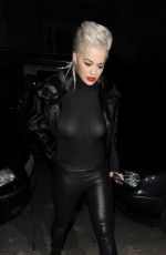RITA ORA Leaves Shepherds Bush Empire in London
