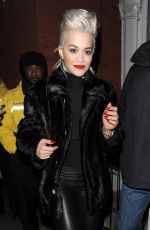 RITA ORA Leaves Shepherds Bush Empire in London