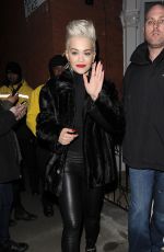 RITA ORA Leaves Shepherds Bush Empire in London