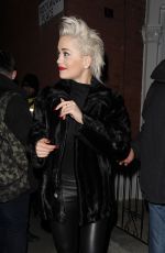 RITA ORA Leaves Shepherds Bush Empire in London