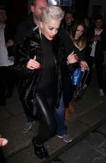RITA ORA Leaves Shepherds Bush Empire in London