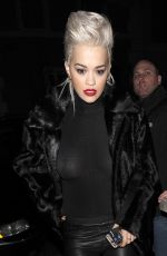 RITA ORA Leaves Shepherds Bush Empire in London