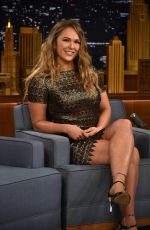 RONDA ROUSEY at Tonight Show with Jimmy Fallon in New York 2403