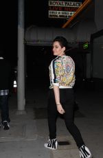 ROSE MCGOWAN at Nice Guy Restaurant in West Hollywood