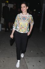 ROSE MCGOWAN at Nice Guy Restaurant in West Hollywood