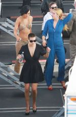 RUMER WILLIS in Jumpsuits on the Set of DWTS in Hollywood