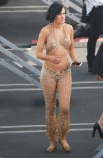 RUMER WILLIS in Jumpsuits on the Set of DWTS in Hollywood