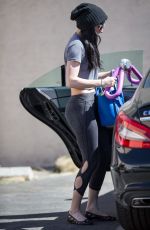 RUMER WILLIS in Tights Arrives at DWTS Rehearsals in Hollywood 1403