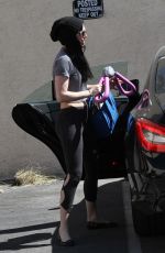 RUMER WILLIS in Tights Arrives at DWTS Rehearsals in Hollywood 1403
