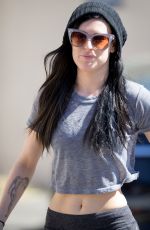 RUMER WILLIS in Tights Arrives at DWTS Rehearsals in Hollywood 1403