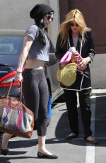 RUMER WILLIS in Tights Arrives at DWTS Rehearsals in Hollywood 1403