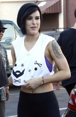 RUMER WILLIS Leaves DWTS Rehearsals in Hollywood 2603