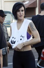RUMER WILLIS Leaves DWTS Rehearsals in Hollywood 2603