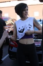 RUMER WILLIS Leaves DWTS Rehearsals in Hollywood 2603