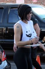 RUMER WILLIS Leaves DWTS Rehearsals in Hollywood 2603