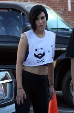 RUMER WILLIS Leaves DWTS Rehearsals in Hollywood 2603