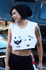 RUMER WILLIS Leaves DWTS Rehearsals in Hollywood 2603