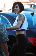 RUMER WILLIS Leaves DWTS Rehearsals in Hollywood 2603