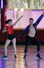 RUMER WILLIS Roller Skating on the Set of DWTS in Los Angeles