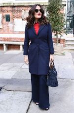 SALMA HAYEK at Jermyn Street at Piccadilly in London