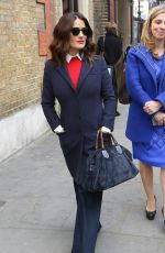 SALMA HAYEK at Jermyn Street at Piccadilly in London