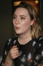 SAOIRSE RONAN at Dublin Film Festival in Ireland