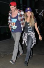 SARAH HYLAND Arrives at LA Lakers Game in Los Angeles