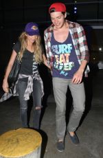 SARAH HYLAND Arrives at LA Lakers Game in Los Angeles